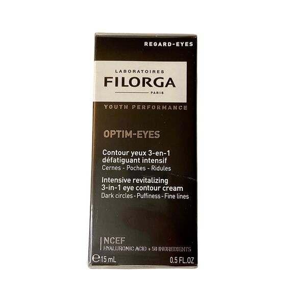 NEW Filorga Optim-Eyes Eye Contour .5oz Anti-aging Eye Cream Dark Circles Sealed - Picture 1 of 9